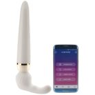 Satisfyer Double Wand-er - okos, akkus masszírozó vibrátor (fehér)