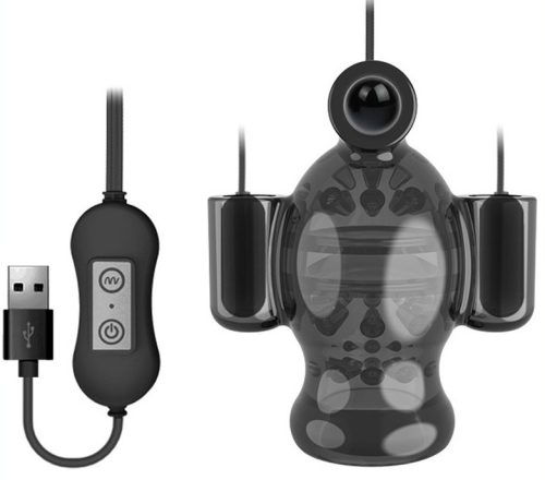 USB Penis Trainer with 3 Vibrators (Type E) pénisz erősítő