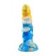 F'ck My Color - Veldix Dildo Gold-Blue.Tapadókorongos dildó