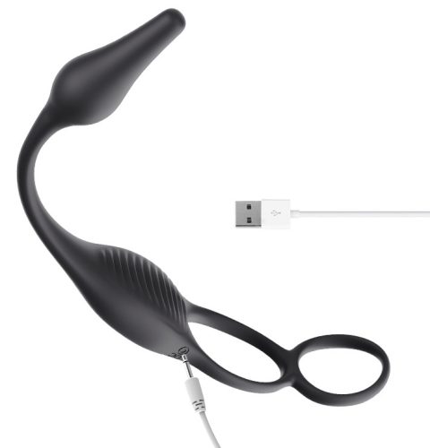 Anal Tech - Ballstretcher and Vibrating Plug Wedia Vibes Herehúzó és vibrációs dugó