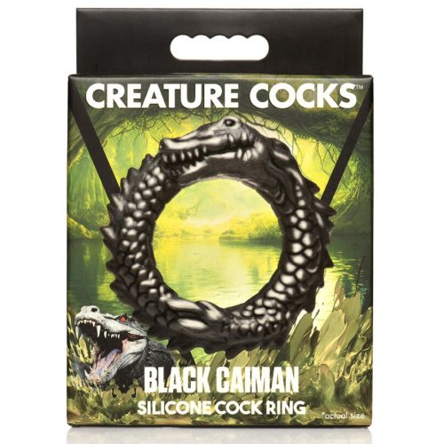 Cockring Black Caiman Noir péniszgyűrű