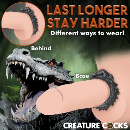 Cockring Black Caiman Noir péniszgyűrű