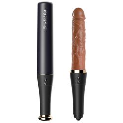   Anal Tech - Dildo Handle Vibrating and Reciprocating Baseball Bat Valósághű vibrátor