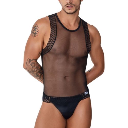 CandyMan - Transparent Mesh Tank S/M  body