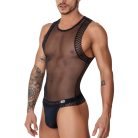 CandyMan - Transparent Mesh Tank S/M  body