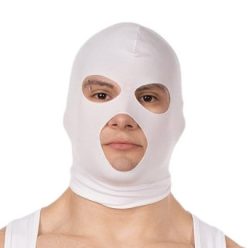 Barcode Berlin - Face Mask White balaclava maszk