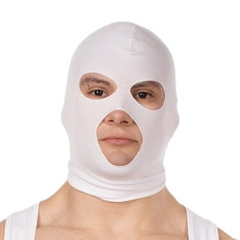 Barcode Berlin - Face Mask White balaclava maszk