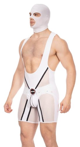 Barcode Berlin - Face Mask White balaclava maszk
