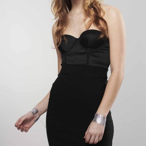 Bijoux Indiscrets Désir Metallique Handcuffs - Silver  karkötő