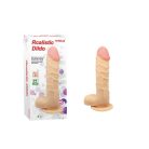 Charmly Realistic Dildo 6" flesh  Tapadókorongos dildó