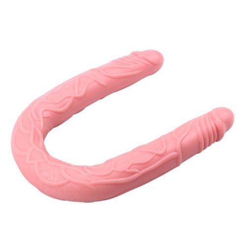 Jelly Flexible Double Dong-flesh       Kétvégű dildó