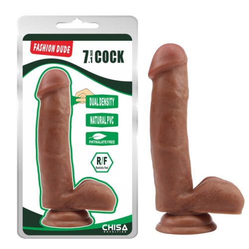 Fashion Dude- 7.1 Inch Cock Latin    Tapadókorongos dildo