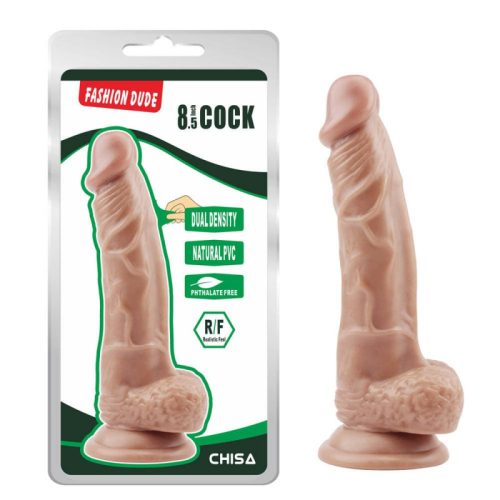 Fashion Dude- 8.5 Inch Cock Flesh    Tapadókorongos dildo