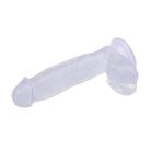 7.0 Inch Dildo-Clear Tapadókorongos dildo