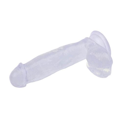 7.0 Inch Dildo-Clear Tapadókorongos dildo