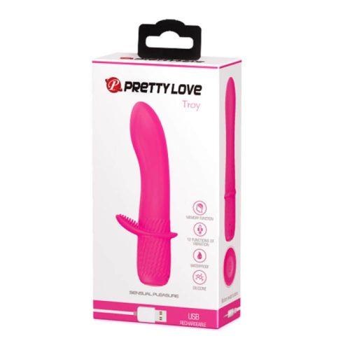 Pretty Love Troy Pink   G-pont vibrátor