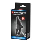 Pretty Love Vibrant Penis Ring Black  Péniszgyűrű 