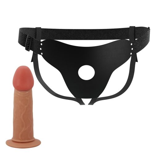 Pretty Love Stark Harness Briefs Flesh Felcsatolható vibrátor