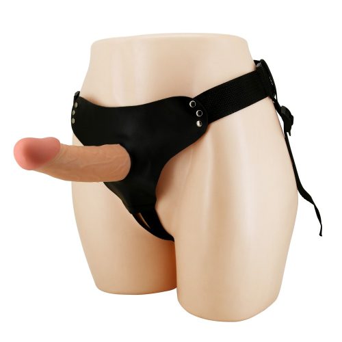 Pretty Love Stark Harness Briefs Flesh Felcsatolható vibrátor
