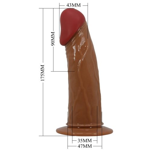 Pretty Love Stark Harness Briefs Brown Felcsatolható vibrátor