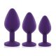 Rianne S Soiree - Booty Plug Original Set 3x Purple análdugó készlet