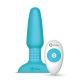  B-vibe - Rimming Remote Control Plug Teal  távirányítható anál vibrátor