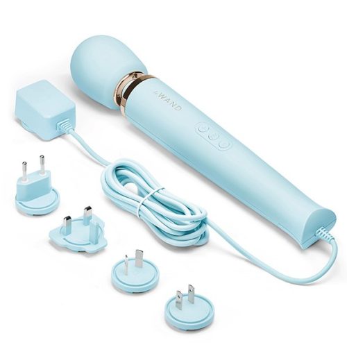 Le Wand Plug-In Vibrating Massager Sky Blue  Masszírozó gép  