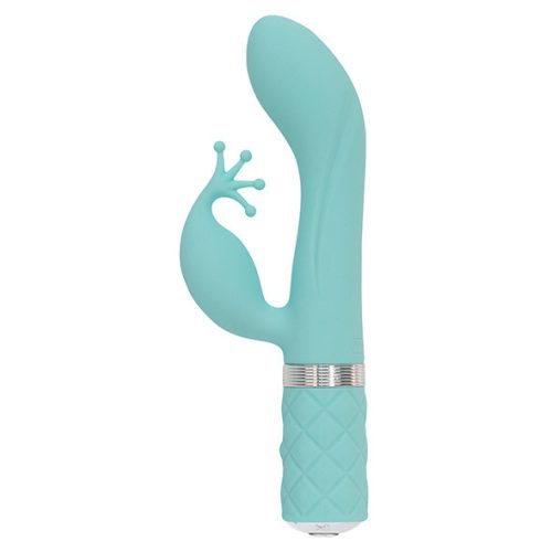 Pillow Talk - Kinky Rabbit & G-Spot teal  klitorisz és g-pont vibrátor