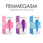 FEELZTOYS Femmegasm violet - akkus, vízálló hüvelyi és csikló vibrátor