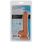 Naked Addiction - Steven Dong 7.5 Inch Caramel Tapadókorongos dildó