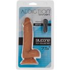 Naked Addiction - Steven Dong 7.5 Inch Caramel Tapadókorongos dildó