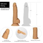 Naked Addiction - Dual Density Silicone   Caramel dildo