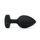 B-Vibe - Vibrating Jewel Plug L/XL Black vibrációs anál plug