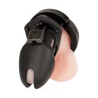 Blueline - Silicone Chastity Cage Black Farokketrec