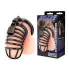 Blueline - Deluxe Chastity Cage Black Farokketrec