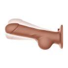 Pegasus - 8” Remote Control Realistic Silicone Dildo with Balls and Harness Felcsatolható vibrátor