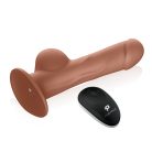 Pegasus - 8” Remote Control Realistic Silicone Dildo with Balls and Harness Felcsatolható vibrátor