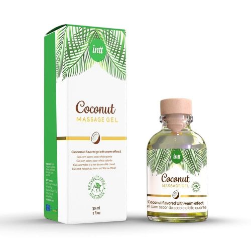 INTT Massage Gel Coconut Vegan forrósító gél