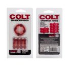California Exotic Novelties Colt Enhancer Rings -Red  péniszgyűrű