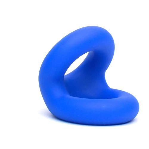 Sport Fucker Silicone Rugby Ring - Blue péniszgyűrű