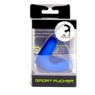 Sport Fucker Silicone Rugby Ring - Blue péniszgyűrű