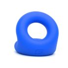 Sport Fucker Silicone Rugby Ring - Blue péniszgyűrű