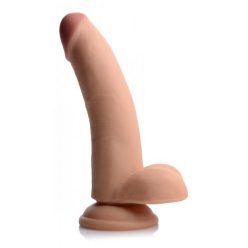   USA Cocks 8 Inch Ultra Real Dual Layer Tapadókorongos dildó