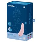 Satisfyer Curvy 2+ - okos léghullámos csiklóizgató vibrátor