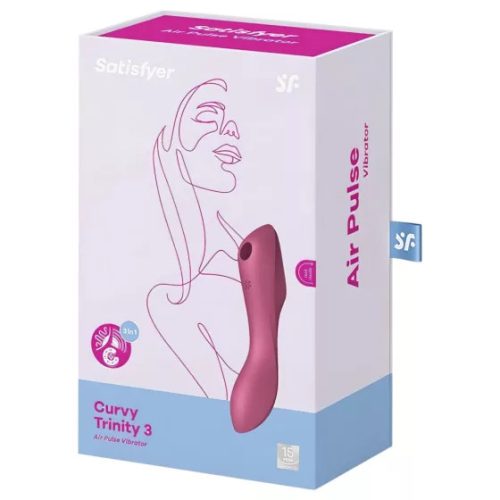 Satisfyer Curvy Trinity 3 - léghullámos 3in1 vibrátor 