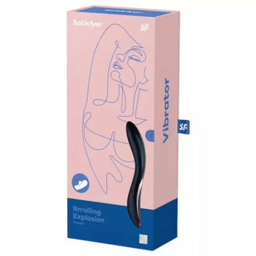 Satisfyer Rrrolling - akkus, mozgó golyós G-pont vibrátor