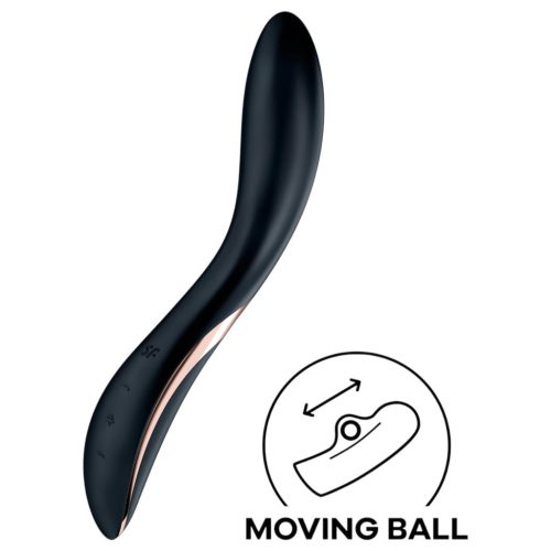 Satisfyer Rrrolling - akkus, mozgó golyós G-pont vibrátor