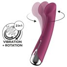 Satisfyer Spinning G-Spot 1rRed forgó fejes G-pont vibrátor 