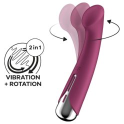   Satisfyer Spinning G-Spot 1rRed forgó fejes G-pont vibrátor 