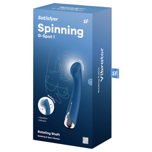 Satisfyer Spinning G-Spot 1 - forgó fejes G-pont vibrátor blue